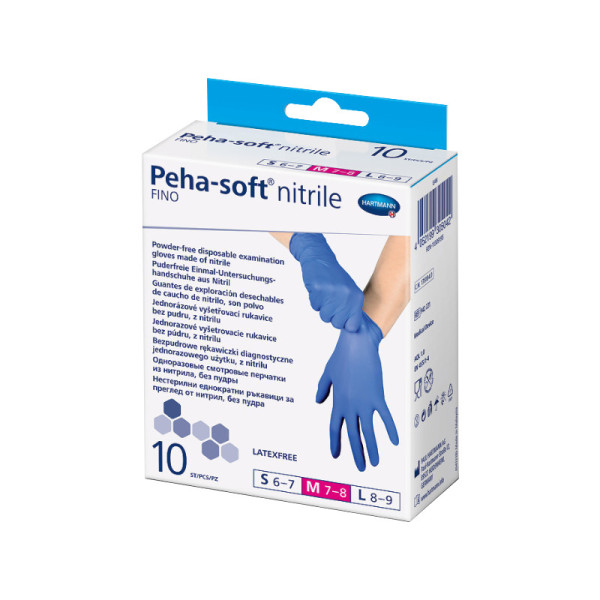 Manusi HartMann Peha-Soft Nitrile FINO x 10 buc/cutie