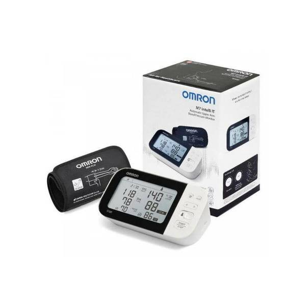 Tensiometru de brat cu detectare fibrilatie arteriala si manseta inteligenta ,, INTELLI CUFF'' - OMRON M7 X7 Smart
