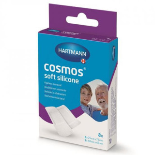 Plasturi Cosmos Soft Silicone x 8 bucati - Hartmann