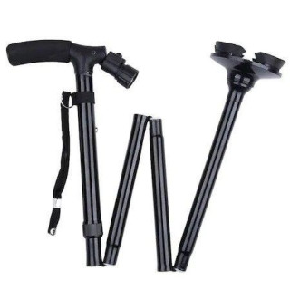 BASTON PLIABIL CU LANTERNA SI PUFAR 4 PICIORUSE CMG-9274L