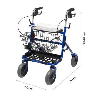 ROLATOR CU 4 ROTI MAX 130 KG 04-4200F KID MAN 2