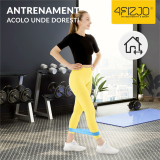 Set de 5 benzi elastice de exerciții MINI POWER BAND 2